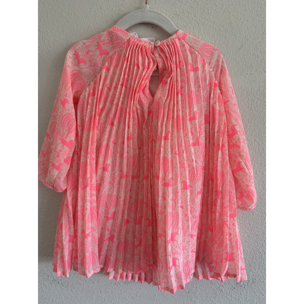 Gap Sarah Jessica Parker Pink Unicorn Print Girls Dress 2T - Picture 3 of 5